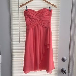 Coral Bridesmaid Dress